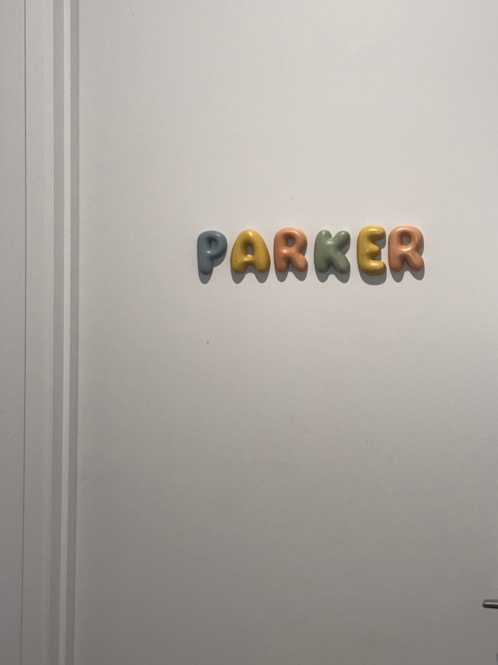 Ceramic look Bubble Letters 8cm