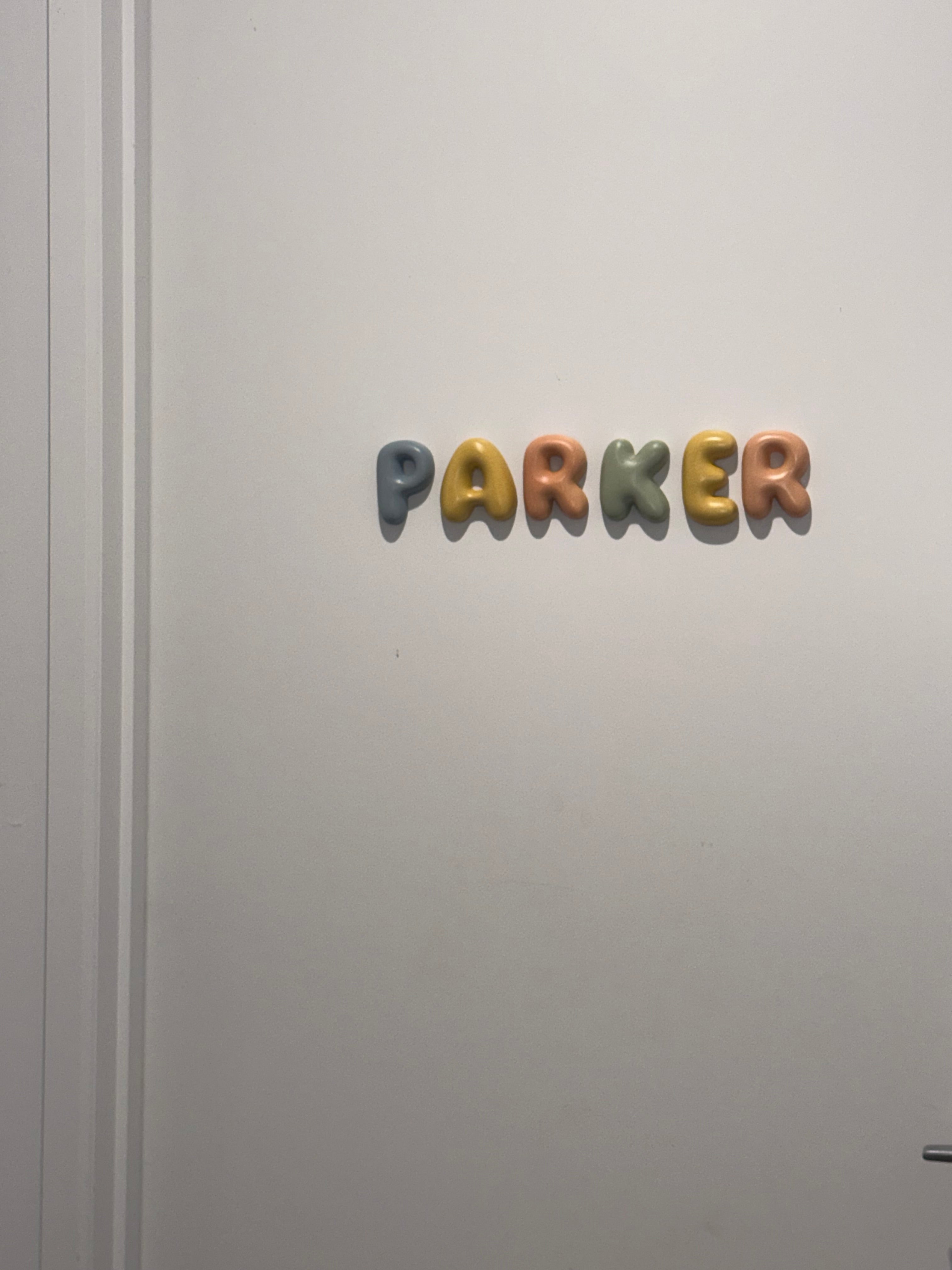 Ceramic look Bubble Letters 8cm