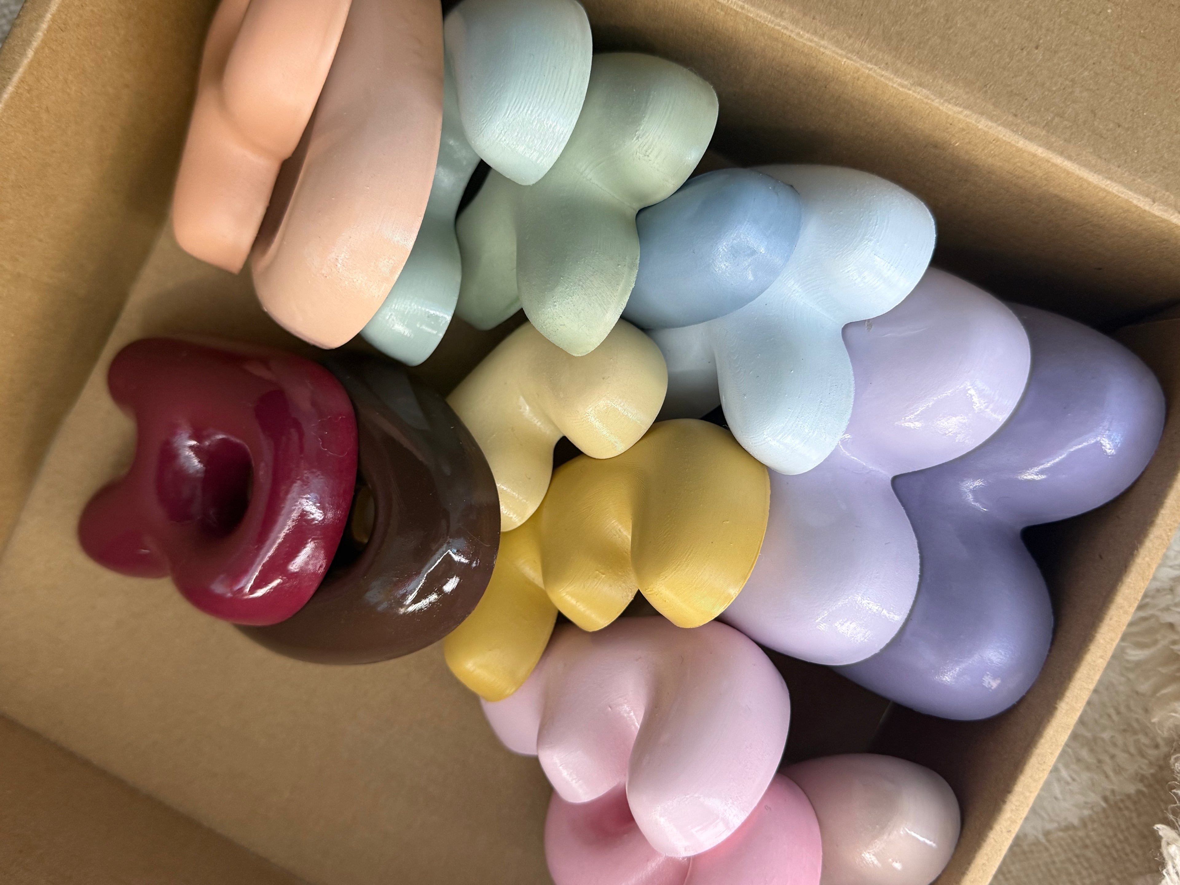 Ceramic Look Bubble letters 12cm
